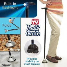 Cane Trusty - baston pliabil cu LED si 4 puncte de contact / ZZD foto