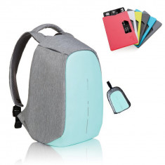 Rucsac laptop Bobby Compact Mint Green verde antifurt + cadou foto