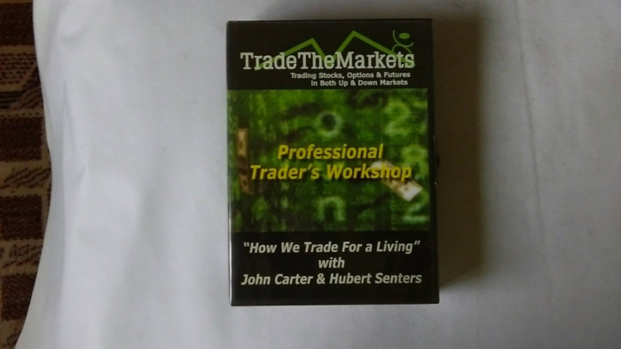 BURSA - 4 Day Professional Trader&#039;s Workshop &ndash; J. Carter - Seminar 12 DVD, C2