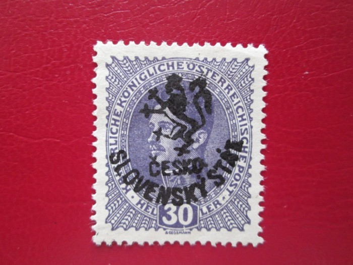 CEHOSLOVACIA AUSTRIA SERIE NEUZATA