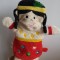 Marioneta teatru de papusi papusa manuala fetita indianca, Amerindianca