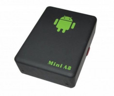 Mini A8 Mini GSM / GPRS Portabil cu buton SOS foto