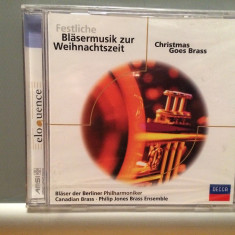 Christmas Goes Brass cu : Bach/Handel....(1992/Decca/Germany) - CD ORIGINAL/Nou