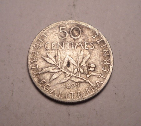 Franta 50 Centimes 1899