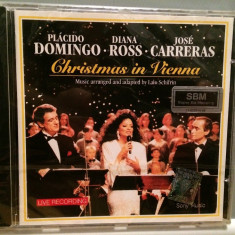 DOMINGO/CARRERAS/ROSS - Christmass(1993/Sony/Germany) - CD ORIGINAL/Sigilat/Nou