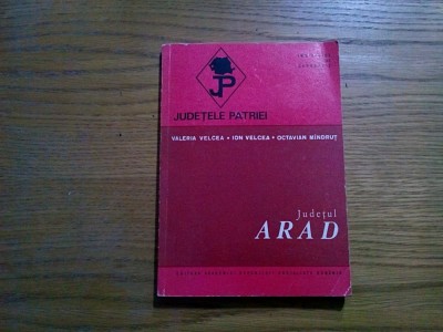 JUDETUL ARAD - Valeria Velcea, Octavian Mindrut - Academiei, 1979, 143 p. foto