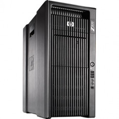 Workstation Refurbished HP Z800 Tower, 2x Intel Xeon Quad Core E5620/E5630, 24 GB Ram DDR3, Hard Disk 2x 300GB Raptor, DVDRW, placa video dedicata n foto