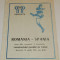 Program meci fotbal ROMANIA - SPANIA (16.04.1977)