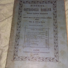 Revista Biserici Ortodoxe Romane 1906 Sfantul Sinod al Biserici Autocefale,T.GRA