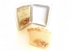 Carte cu Ganduri Bune Birds and Flowers &amp;amp;#8211; Guestbook personalizat nunta foto