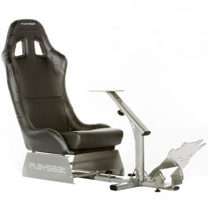 Scaun gaming Playseat EVOLUTION BLACK Negru, Piele, Metal foto