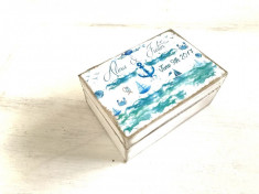 Sailors Dream Ring Box &amp;amp;#8211; Cutie personalizata verighete decoratiuni personalizate nunta foto