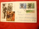 Plic FDC Anul Refugiatilor 1960 cu vigneta Sammler Marken Germania