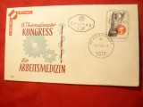 Plic FDC - Al 15 Congres Medicina Muncii 1966 Austria