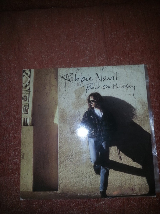 Robbie Nevil-Back On Holiday-EMI Manhattan 1988 UK vinil Maxi single 12&rdquo;