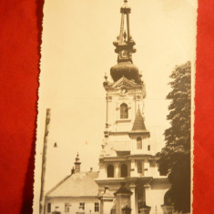 Fotografie - Catedrala din Lipova restaurata in 1732 si 1901 ,dim.= 8,3x13,3 cm