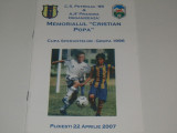 Program-Turneul de Fotbal-Memorialul&quot;Cristian Popa&quot;22.04.2007