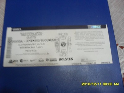 Bilet Viitorul C-ta - Juventus Buc. foto