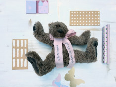 Brown Sweet Teddy- Urs plus personalizat jucarie foto