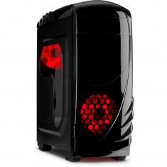 Carcasa desktop Inter-Tech K2 GTS , Middle Tower , USB 3.0 , Negru foto