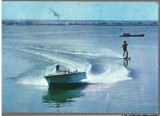 CPI (B9158) CARTE POSTALA - MAMAIA. SCHI NAUTIC PE LACUL SIUTGHIOL, Circulata, Fotografie