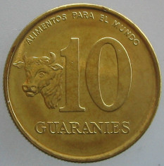 PARAGUAY KM#178a - 10 Guaranies 1996 UNC foto