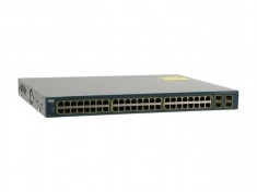 Switch second hand Cisco Catalyst WS-C3560-48PS-S foto