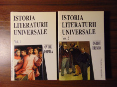 Istoria literaturii universale, 2 vol - Ovidiu Drimba (2002) foto