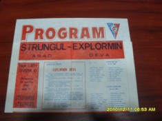 program Strungul Arad - Explormin Deva