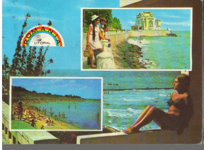 CPI (B9154) CARTE POSTALA - ROMANIA - LITORAL, MOZAIC