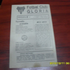program Gloria Buzau - Unirea Focsani