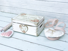 Cutie de nunta personalizata Dreamy Pink Wedding Box foto