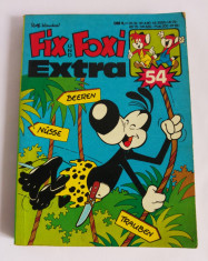 (T) Fix und Foxi Extra revista benzi desenate, nr. 54, anul 1980, limba germana foto