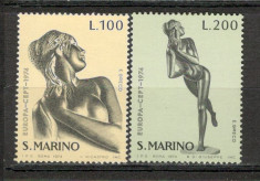 San Marino. 1974 EUROPA-Sculptura KS.228 foto