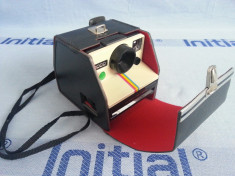 POLAROID 1000 an fabricatie 1977 geanta de protectie - pentru colectionari SX-70 foto