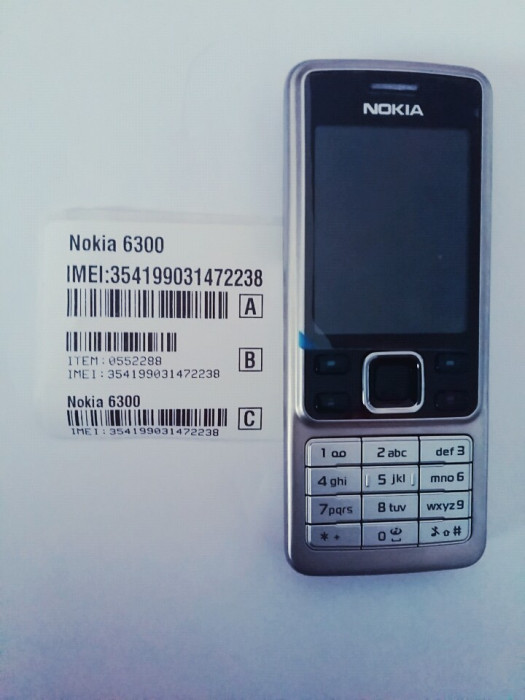Telefon Nokia 6300 argintiu / produs original / necodat