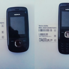 Telefon Nokia 2220s original / necodat / rosu sau negru / folie ecran