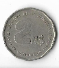 Moneda 2 pesos 1981 - Uruguay foto