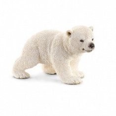 Figurina Animal Pui de urs polar mergand - SL14708 foto