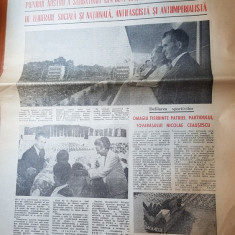 ziarul sportul 26 august 1985-foto si articole de la defilarea din 23 august
