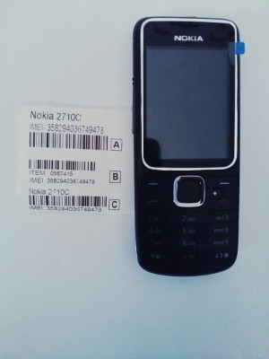 Telefon Nokia 2710c negru / produs original / necodat foto