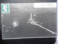 TCV-LOURDES-BAZILICA ILUMINATA foto