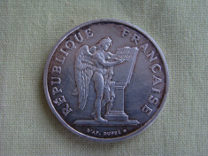 FRANTA - 100 franci 1989 Argint 900 foto