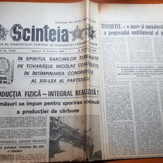 ziarul scanteia 10 octombrie 1984-articol si foto despre orasul slobozia