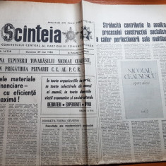 ziarul scanteia 29 mai 1988- foto pe prima pagina din orasul craiova