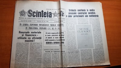 ziarul scanteia 29 mai 1988- foto pe prima pagina din orasul craiova foto