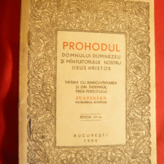 Prohodul -tiparit cu binecuvantarea Iustinian -Patriarhul Romaniei 1956