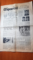 ziarul sportul 15 iulie 1985-20 ani de cand ceausescu este secretar general PCR foto