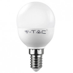 BEC LED E14 6W P45 2700K ALB CALD V-TAC foto