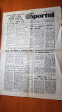 Ziarul sportul 23 februarie 1986-nationala sustine 2 meciuri de fotbal in egipt